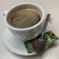 Coffee at Chia Restaurante in Madrid