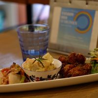 Deli Plate - contents vary depending on the day but everything I've had so far is delicious! at Rainbow Bird Rendezvous in Tokyo