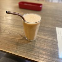 Ginger carrot juice   at Rainbow Bird Rendezvous in Tokyo