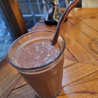 cacao-carrot smoothie at Rainbow Bird Rendezvous in Tokyo