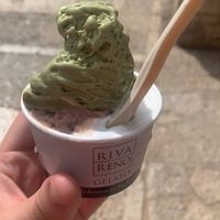 Pistachio, coconut and fig  at Rivareno - Plaça de la Llotja in Mallorca