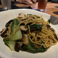 Shiitake garlic noodles minus the butter and parm   at Yard House in Sacramento
