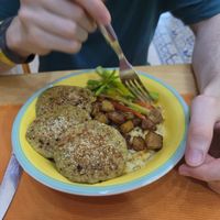 vegan bowl at El Bololó in Cartagena
