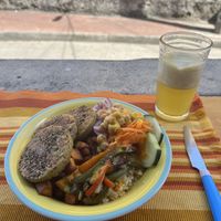Vegan bowl  at El Bololó in Cartagena