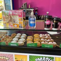 Vegan donut selection  at That's Alotta Donuts in South Melbourne