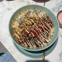 açaí bowl,  at BeBo Cold Press -  Passeig de Sant Joan Bosco in Barcelona