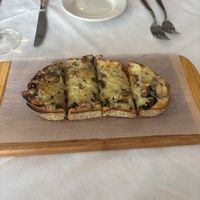Mushroom bruschetta  at Ristorante Lucia in Newport