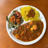 Matter paneer plate  at Raja's in Kaarst