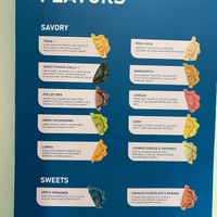 Empanada Menu at Fons Empanadas in Chicago