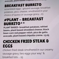 Menu example at Blind Pig Pub in Fort Collins