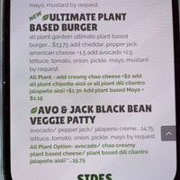 Menu example at Blind Pig Pub in Fort Collins