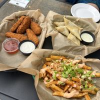 Beyond chicken tenders, vegetable samosas, and Thai chili fries  at Blind Pig Pub in Fort Collins