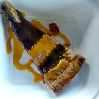 Yummy Vegan Pie at El Drac al Cau del Llop in Girona