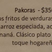 Pakoras veganas at Cerveceria Charlone in Buenos Aires