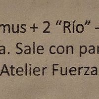 Promo de hummus + pan de masa madre + cervezas at Cerveceria Charlone in Buenos Aires
