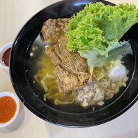 Mee pok soup  at Veggie House 一芳 - Simei in East Singapore