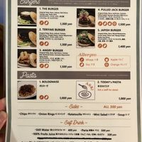 Lunch menu  at Vegeater in Tokyo