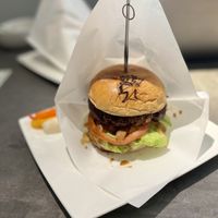 Teriyaki burger: delicious   at Vegeater in Tokyo