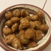 jalapeño fritters (spicy!)  at Vegeater in Tokyo