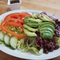 That was my only vegan option. at Picasso in Bastad