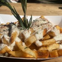 White Truffle and Rosemary Fries  at Vegan Gator Food Truck in Gainesville