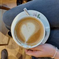 Oat cappuccino at Foi Feines Unverpackt in Neustadt