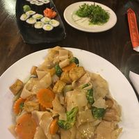 Pad see ew No Fish with Tofu   at GC Asian Fusion in La Grande