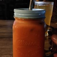 Carrot apple juice at Milk & Honey in Koh Tao