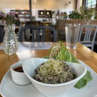 Amazing brunch! I had the collard wrap and mini broccoli waldorf salad   at Living Kitchen - South End in Charlotte