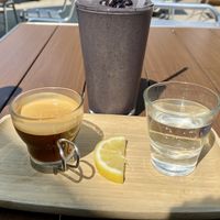 Grey Hulk smoothie, espresso   at Living Kitchen - South End in Charlotte