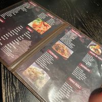 All you can eat menu   at Osaka Sushi in Rochester