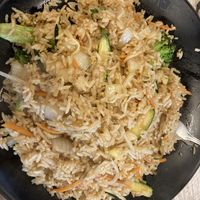 Vegetable fried rice (specify no egg)  at Dumpling House in Rochester