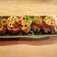 Vegan sushi rolls at Shimbashi in Collingwood