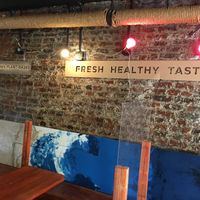 Inside of Purple Thai (same as inside of Vistro Burger). at Purple Thai in New York City