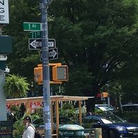 This is where Purple Thai used to be located; it has since moved, and is now nowhere near 1st and 1st. at Purple Thai in New York City