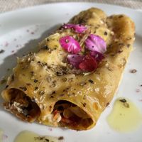 Cannelloni with Heura  at El Invernadero in Fuerteventura