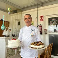 El chef😄 at El Invernadero in Fuerteventura