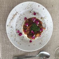 Meet balls with rice  at El Invernadero in Fuerteventura