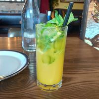Mango mojito mocktail at Mulan in Auckland