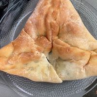 Spinach Pie at Little Damascus in Niles