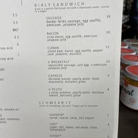 New menu. Not as vegan friendly as it once was    at Provider in Indianapolis