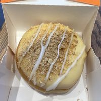 Banana donut  at Dunkin' - Nieuwendijk in Amsterdam