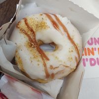 Raspberry crumble at Dunkin' in Eindhoven