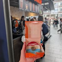 King's Day at Dunkin' - Markthal in Rotterdam