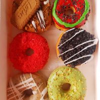 Donuts at Dunkin' in Utrecht