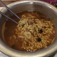 Vegan ramen at Tomato Korean Restaurant in Cairo