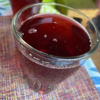 Agua de jamaica  at HARI in Cuernavaca