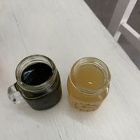 Kambucha and detox shot at Elixir Spot in Puerto Vallarta