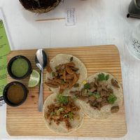 3 tacos they offer at Elixir Spot in Puerto Vallarta