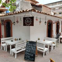 Outside seating at Elixir Spot in Puerto Vallarta